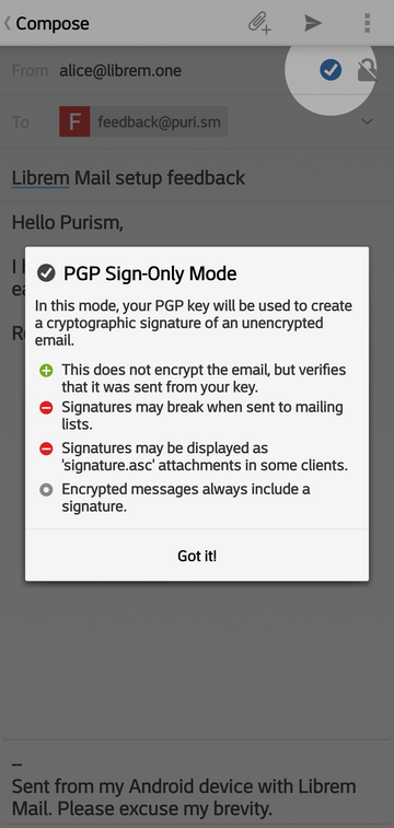 Librem Mail 18